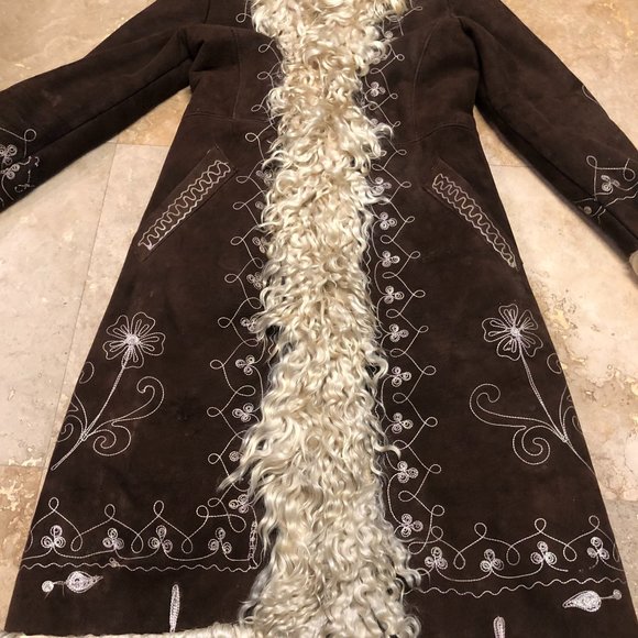 Penny Lane Coat, 70s Coat, Coat, Vintage Coat, 70s, Embroidered Coat, Hippy - Picture 2 of 10